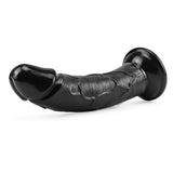 Charger l&#39;image dans la galerie, 6 inch zwarte dildo gebogen