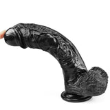 Afbeelding in Gallery-weergave laden, Realistische Zwarte Dildo 10 Inch PVC