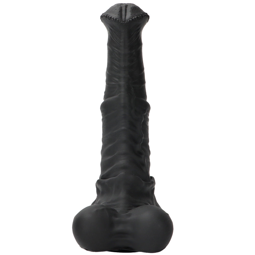 Zwarte Grote Horse Dildo Fantasy 34cm