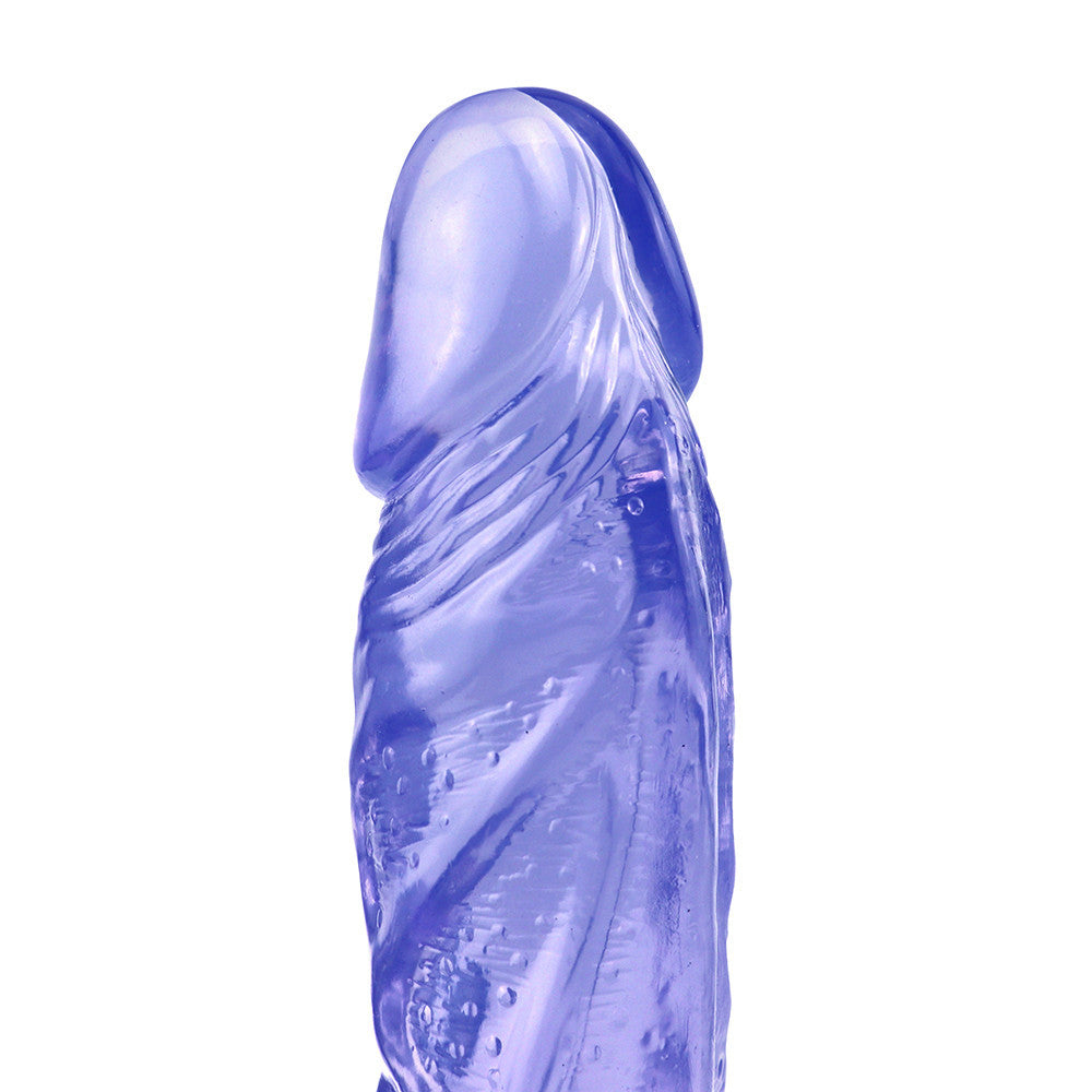 Blauwe Realistische Jelly Dildo met Sterke Zuignap