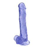 Afbeelding in Gallery-weergave laden, Rubberen Dildo 10 inch blauw