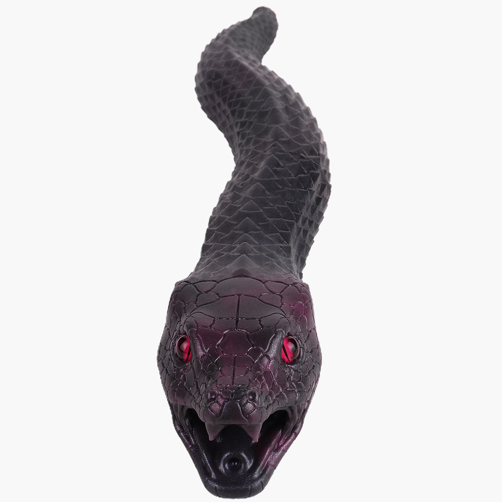 42 cm Zwarte Rode Slangen Silicone Fleshlight