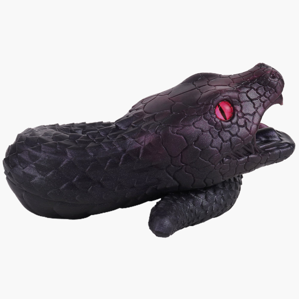 42 cm Zwarte Rode Slangen Silicone Fleshlight