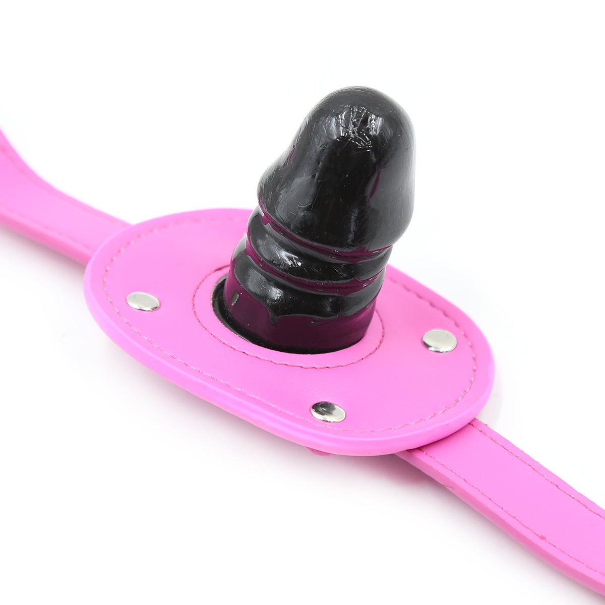 BDSM Dildo Gag Met Zwarte Mondknevel