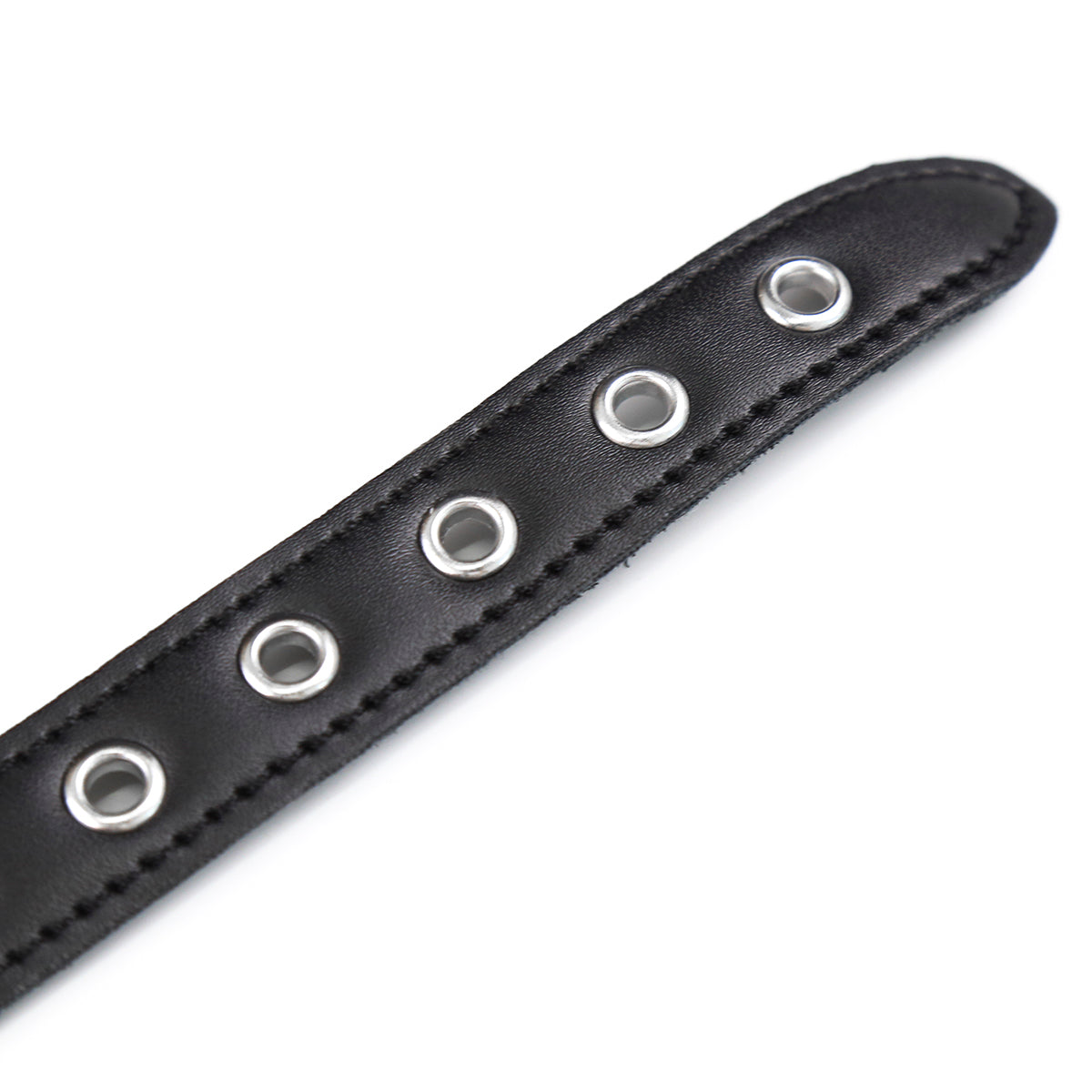 Black Leather Bondage BDSM Dildo Gag