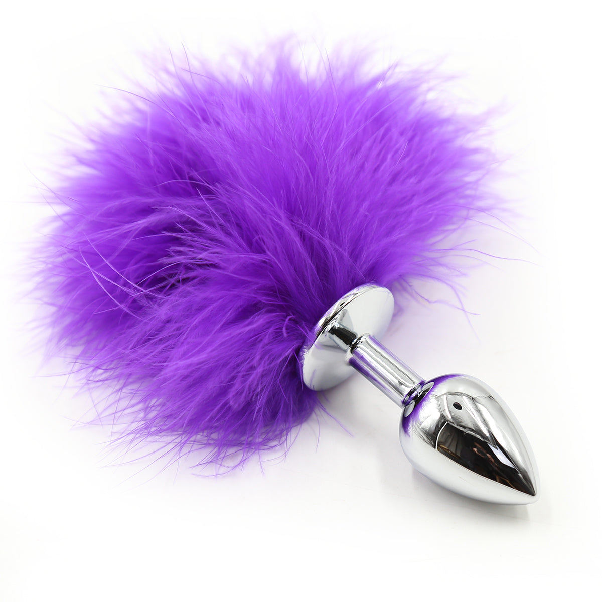 Small Bunny Tail Metal Butt Plug Fantasy