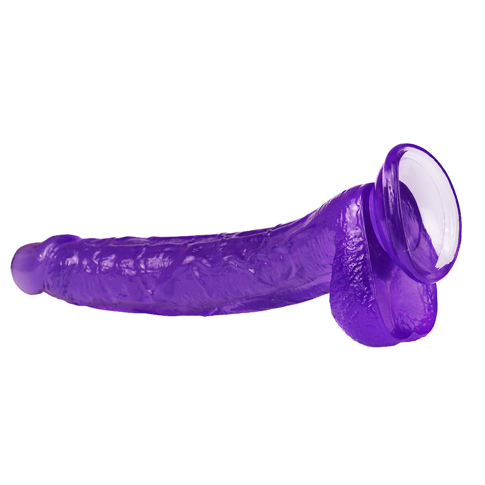 Grote Paarse Dildo 30cm Met Zuignap