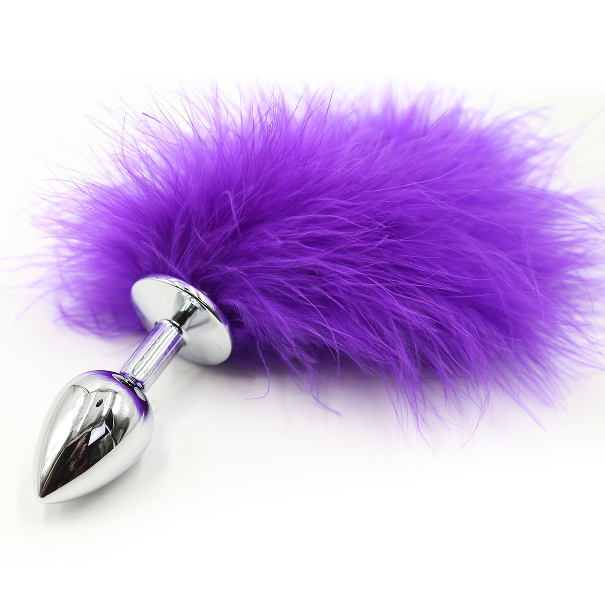 Small Bunny Tail Metal Butt Plug Fantasy