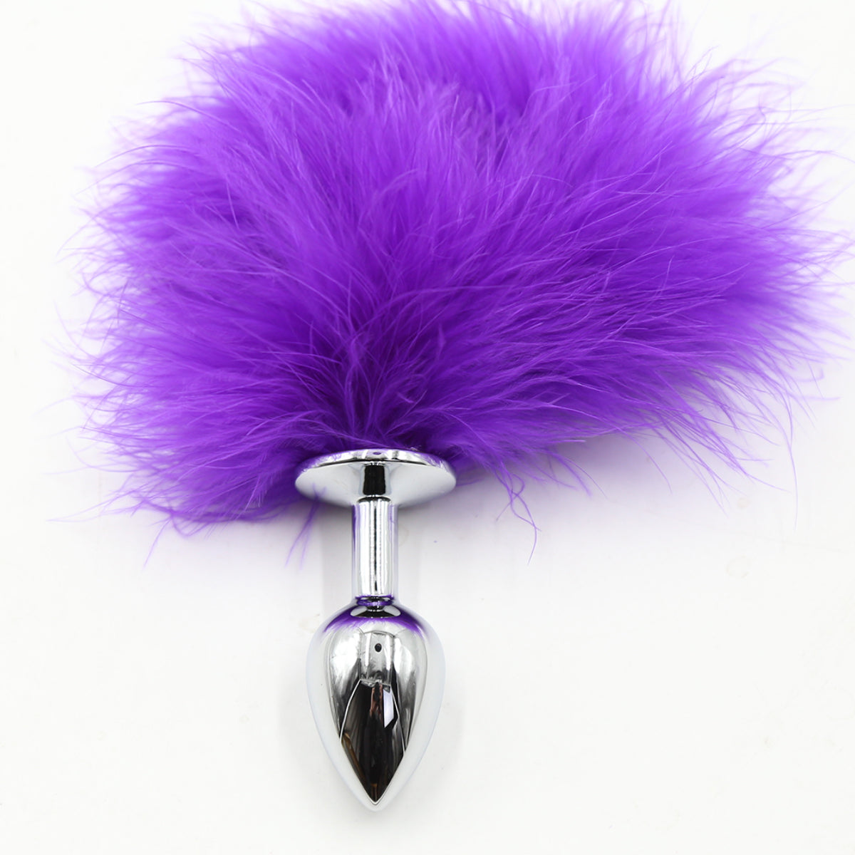 Small Bunny Tail Metal Butt Plug Fantasy