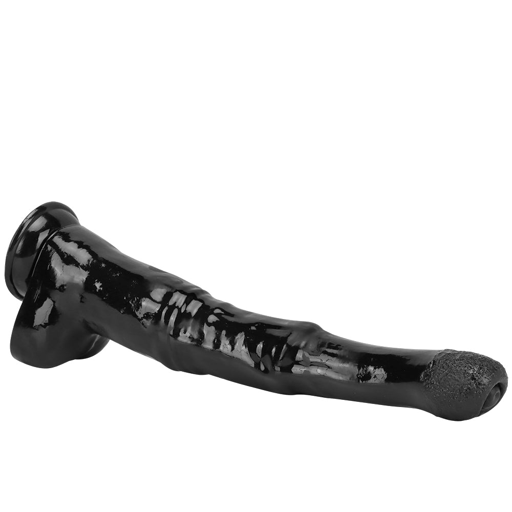 Lange Dildo 47 cm Black Horse Cock