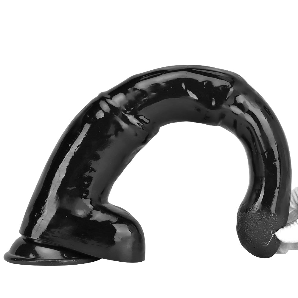 Lange Dildo 47 cm Black Horse Cock