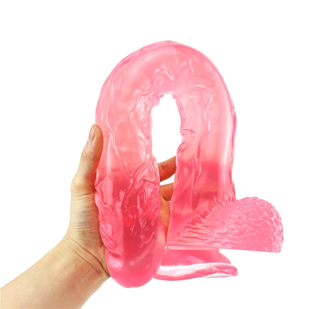 42cm Roze Long Jelly Anaal Dildo