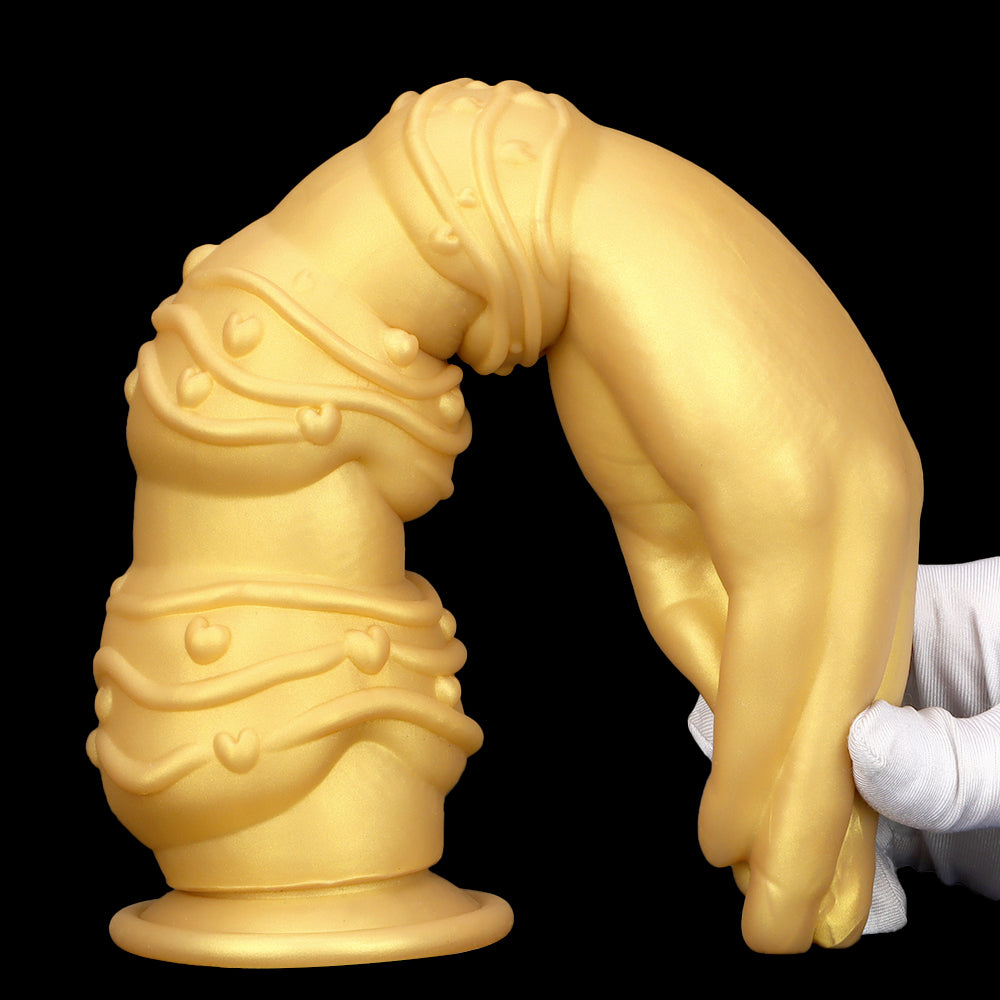 33cm Gouden Grote Armdildo Met Siliconen