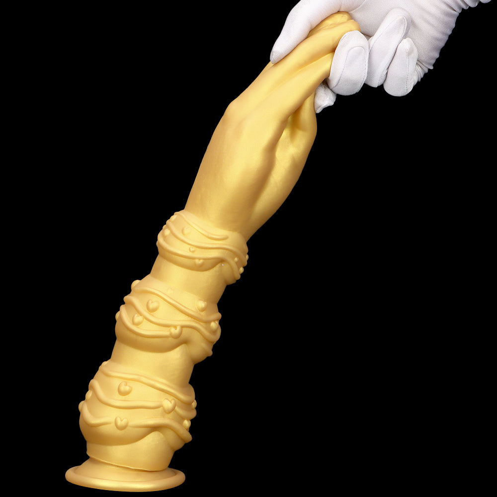 33cm Gouden Grote Armdildo Met Siliconen