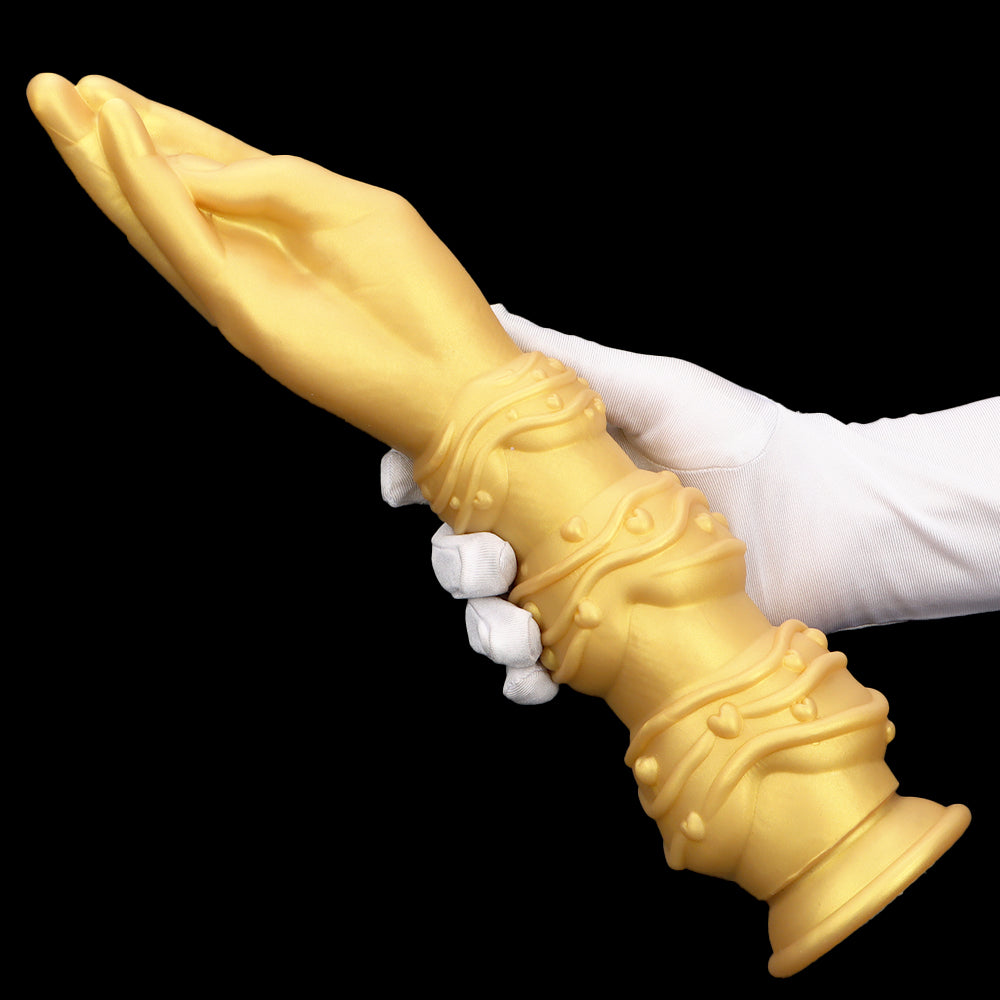 33cm Gouden Grote Armdildo Met Siliconen