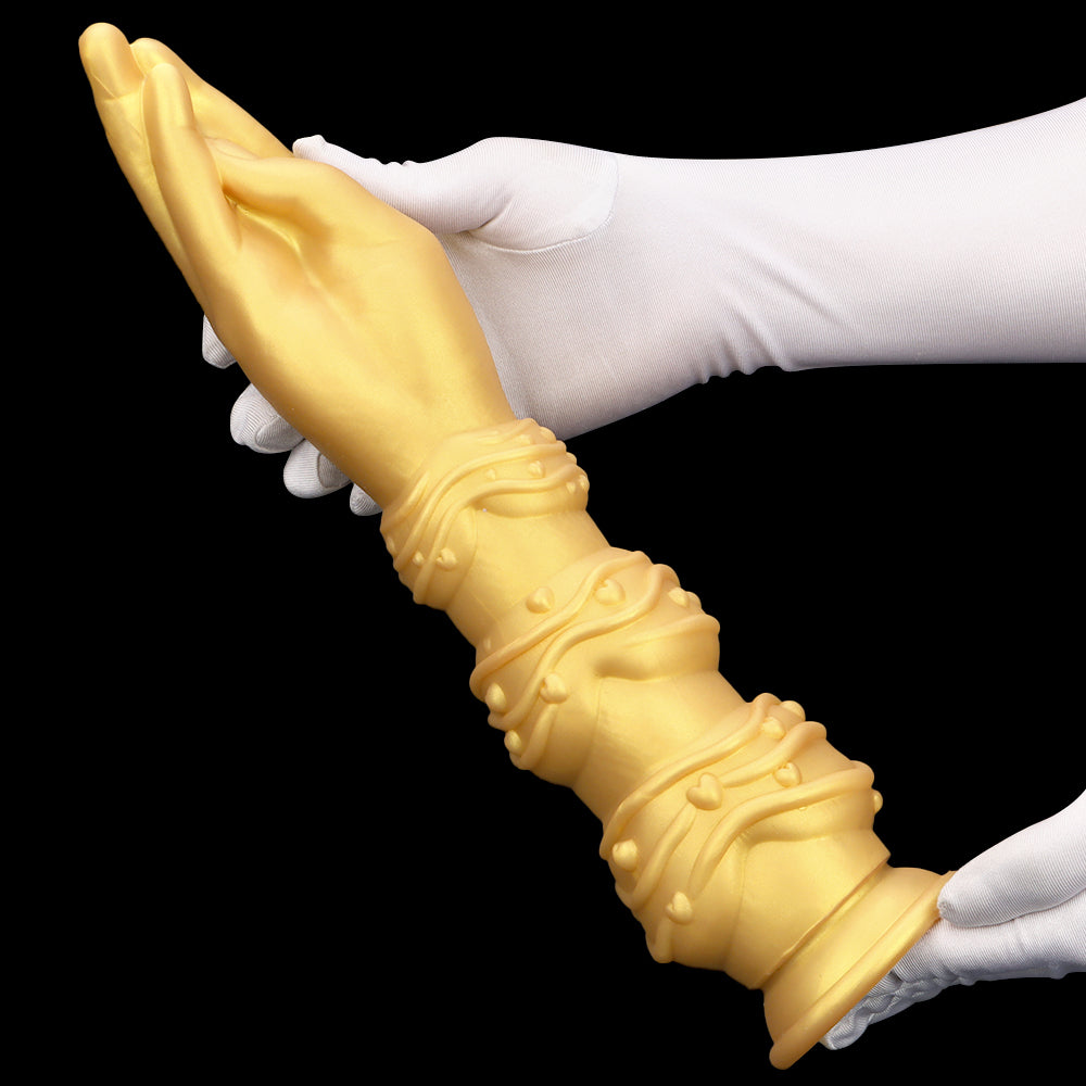 33cm Gouden Grote Armdildo Met Siliconen