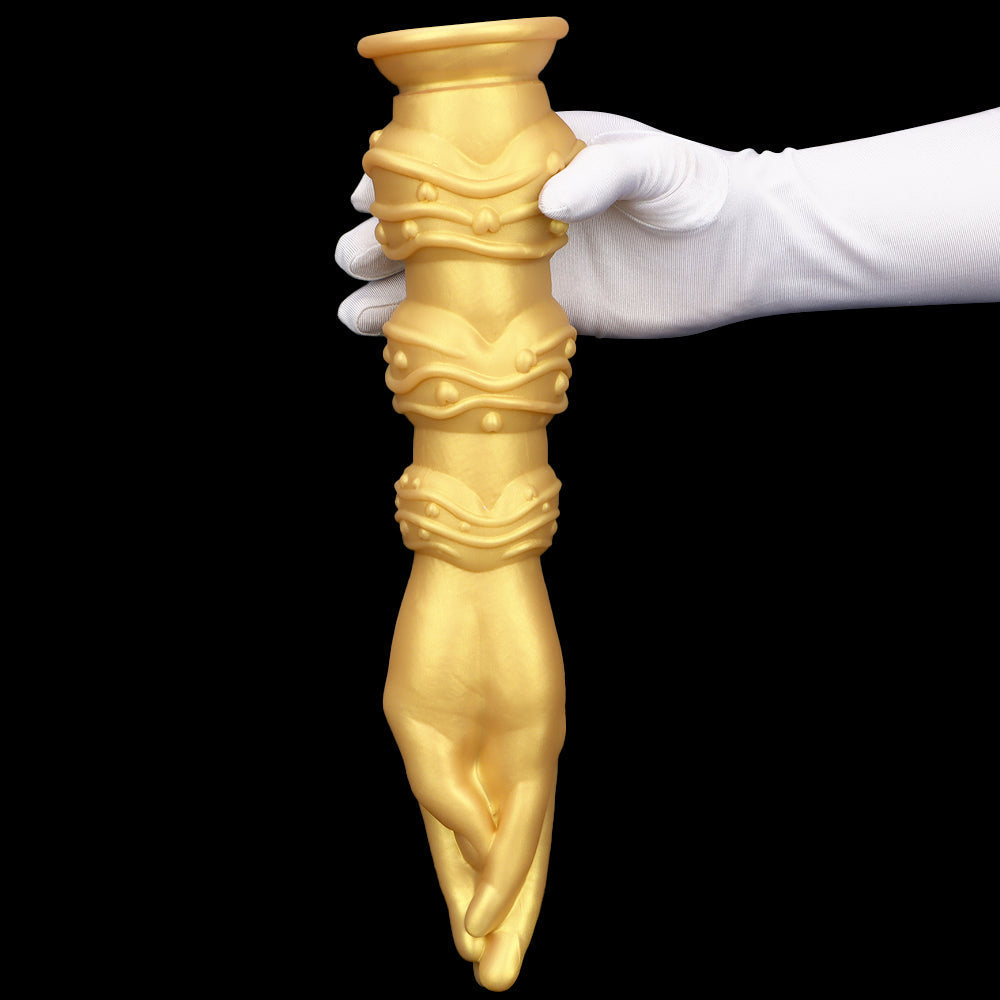33cm Gouden Grote Armdildo Met Siliconen