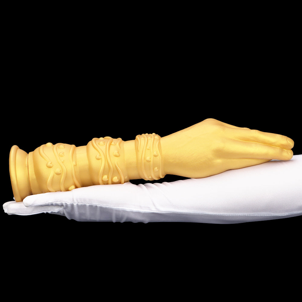 33cm Gouden Grote Armdildo Met Siliconen