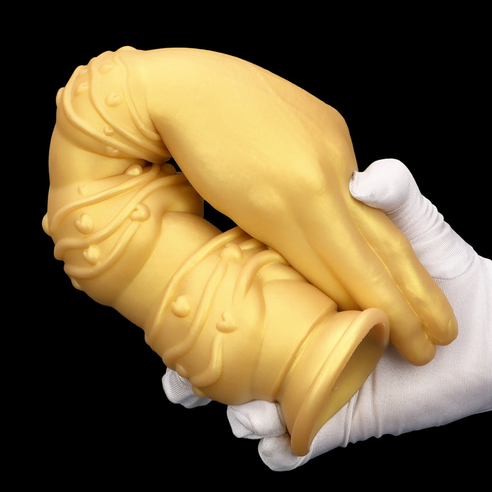 33cm Gouden Grote Armdildo Met Siliconen