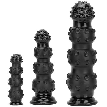 13 Inch Textured Anal Bead Plug Kit