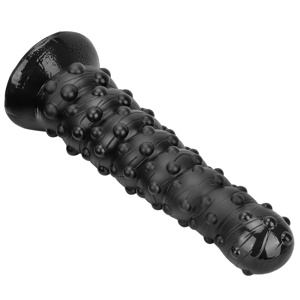 Grote Buttplug 38 cm Ribbel Siliconen Anaal Speeltje