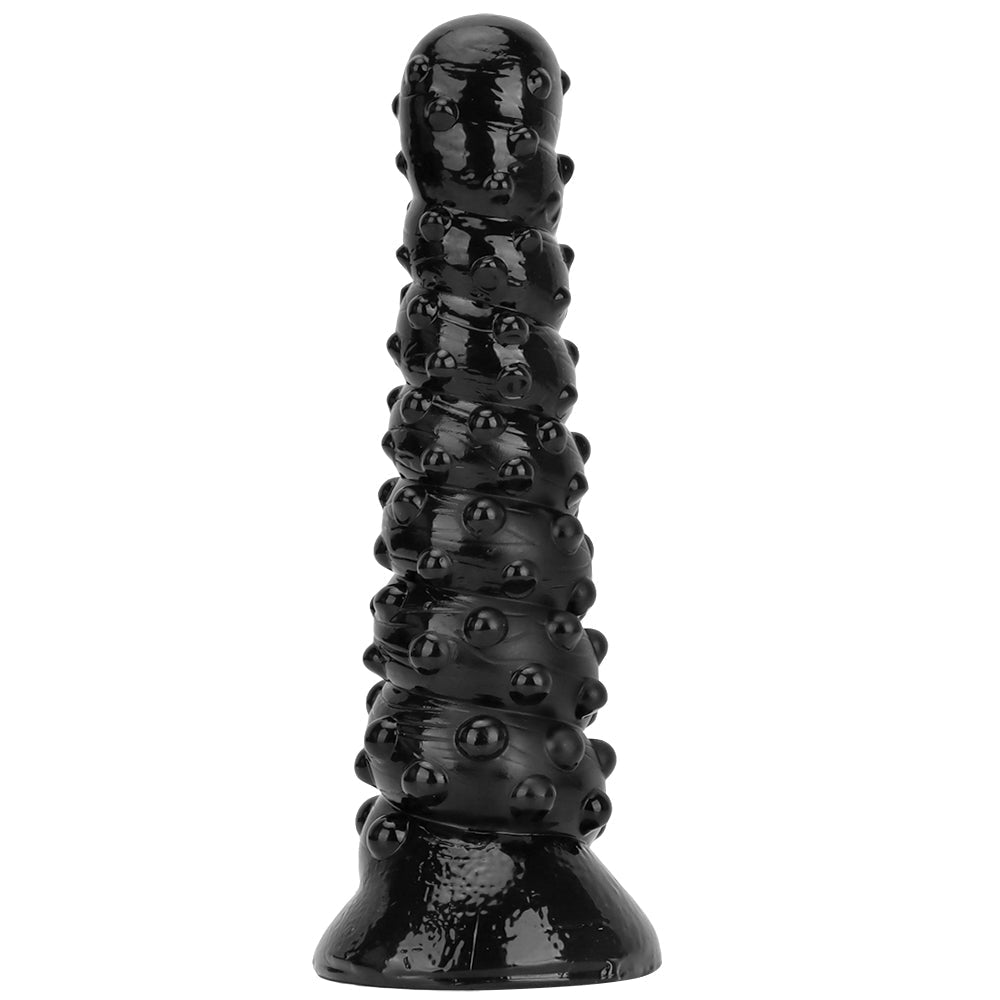 Grote Buttplug 38 cm Ribbel Siliconen Anaal Speeltje