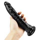 Charger l&#39;image dans la galerie, 8 Inch kleine rechte zwarte dildo