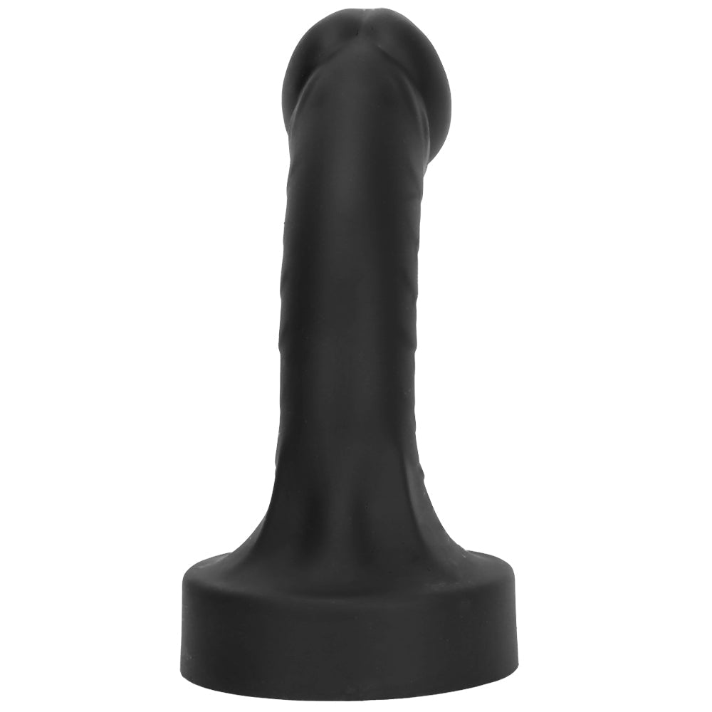 33 cm Gebogen Taps Toelopende Black Dildo