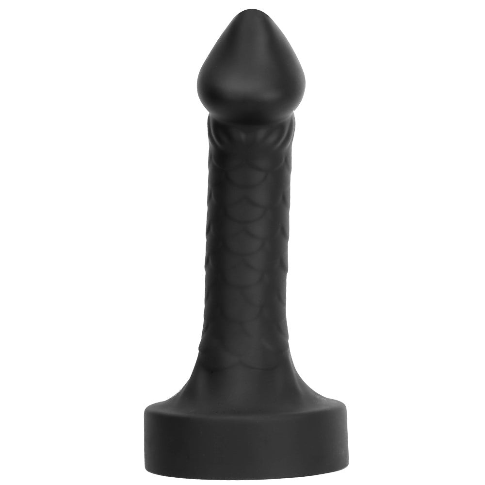 33 cm Gebogen Taps Toelopende Black Dildo