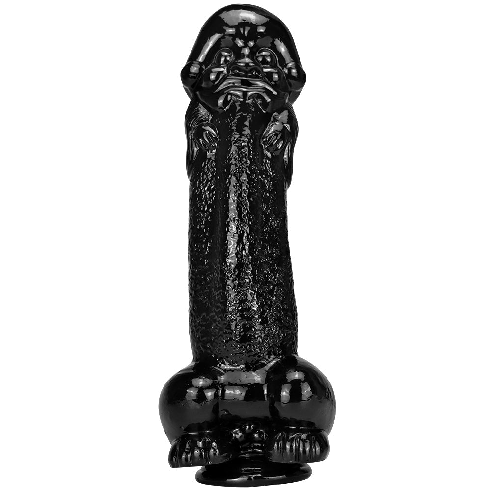 28 cm Grote Zwarte Alien Fantasy Dildo