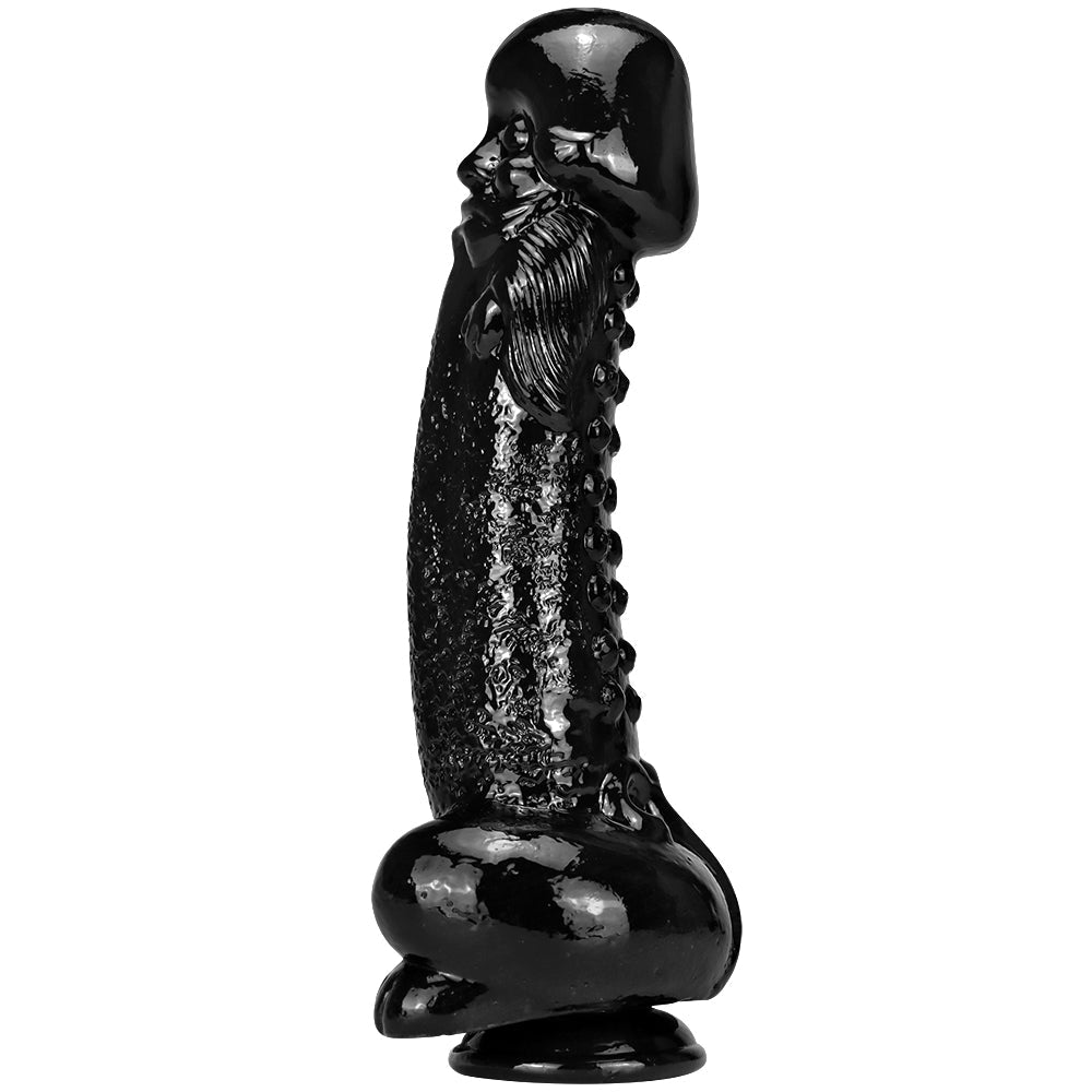 28 cm Grote Zwarte Alien Fantasy Dildo