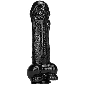 28 cm Grote Zwarte Alien Fantasy Dildo