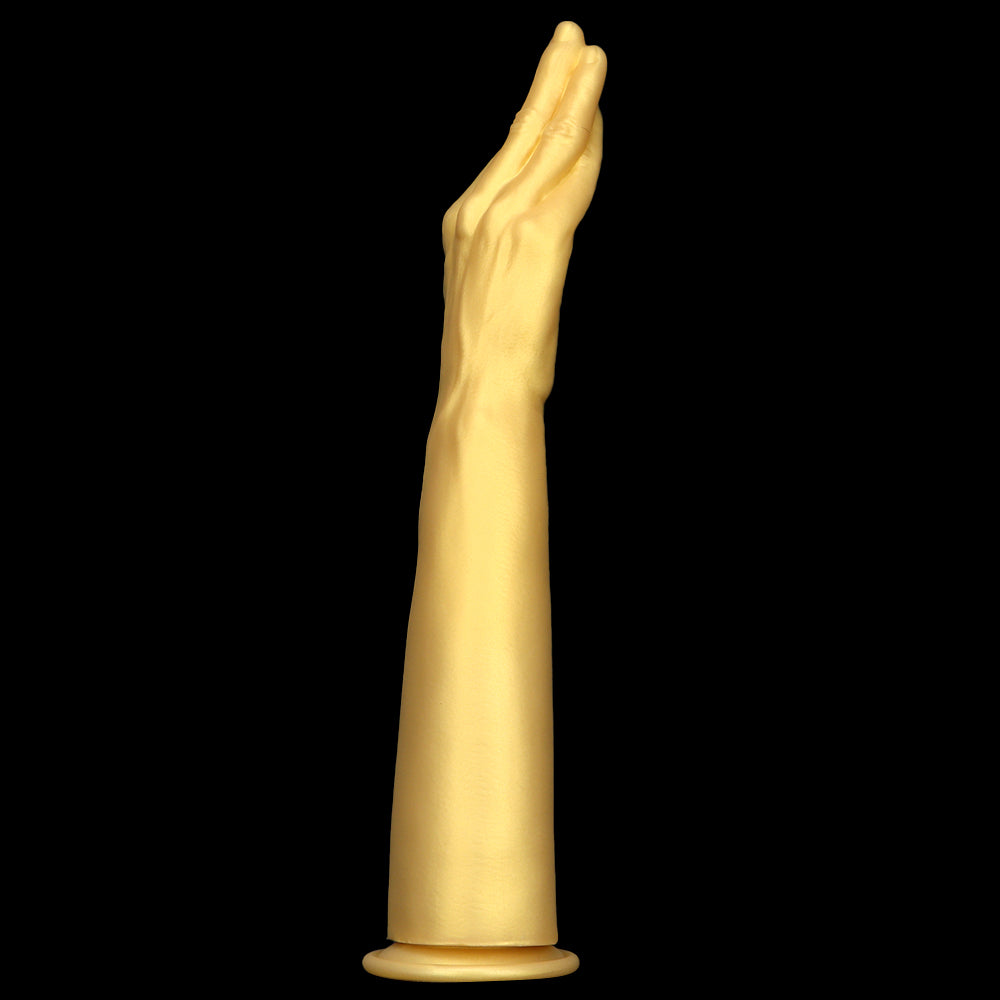 40cm Gouden Silicone XXL Anal Armdildo