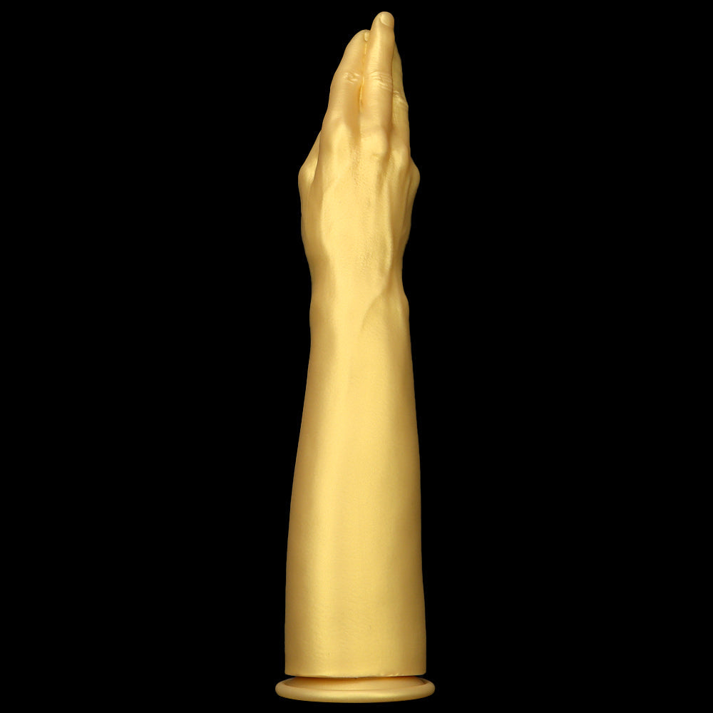 40cm Gouden Silicone XXL Anal Armdildo