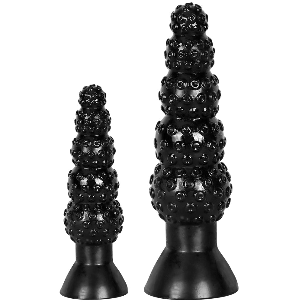 Zwarte Octopus Tentakel Dildo Met Kralen