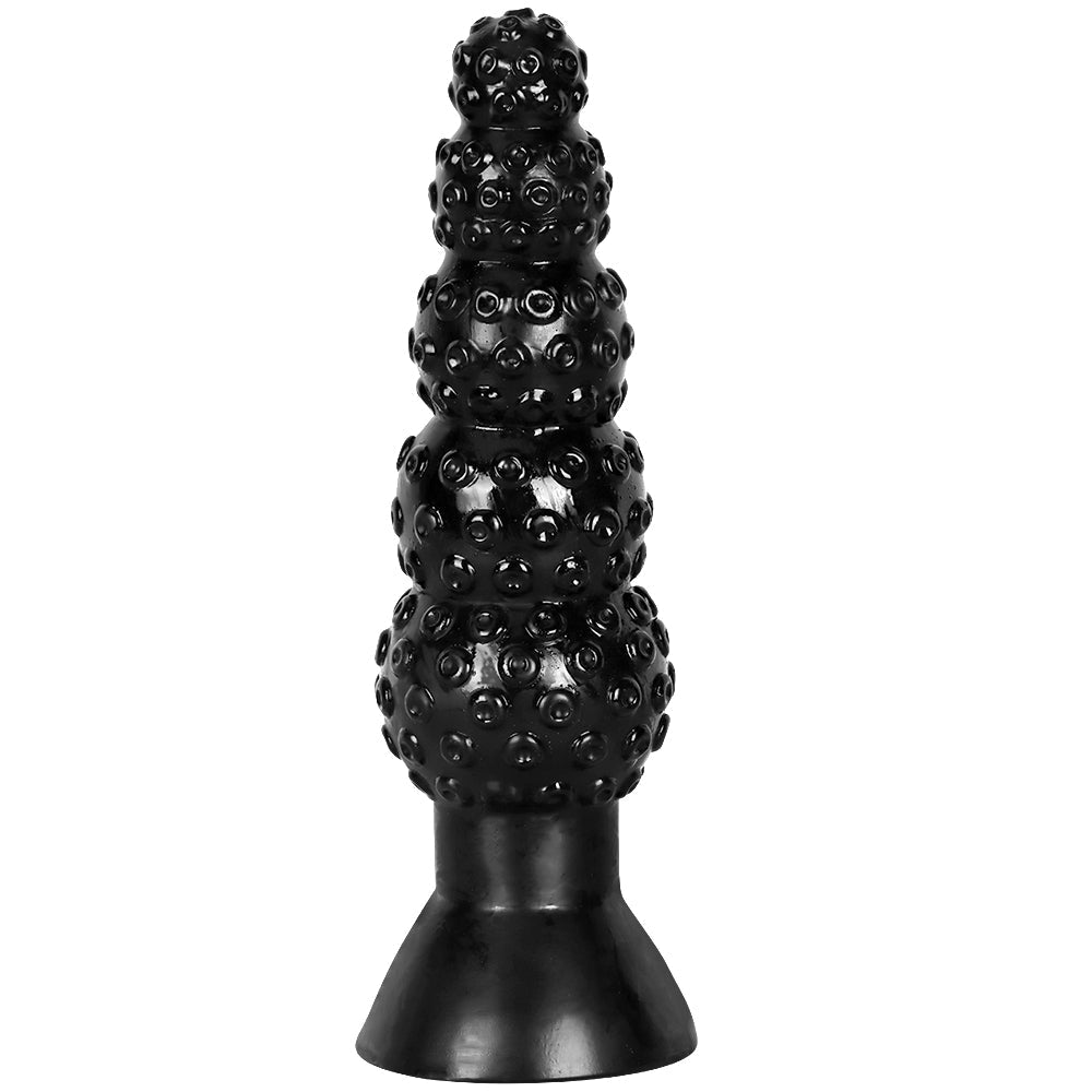 Zwarte Octopus Tentakel Dildo Met Kralen