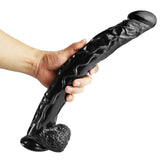 Load image into Gallery viewer, 16 inch Dildo Long Slim Black