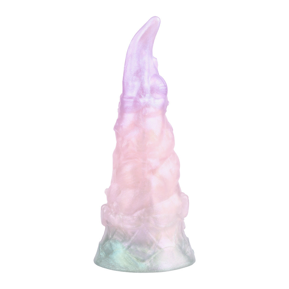 Roze Silicone Dildo In IJsjesvorm Met Zuignap