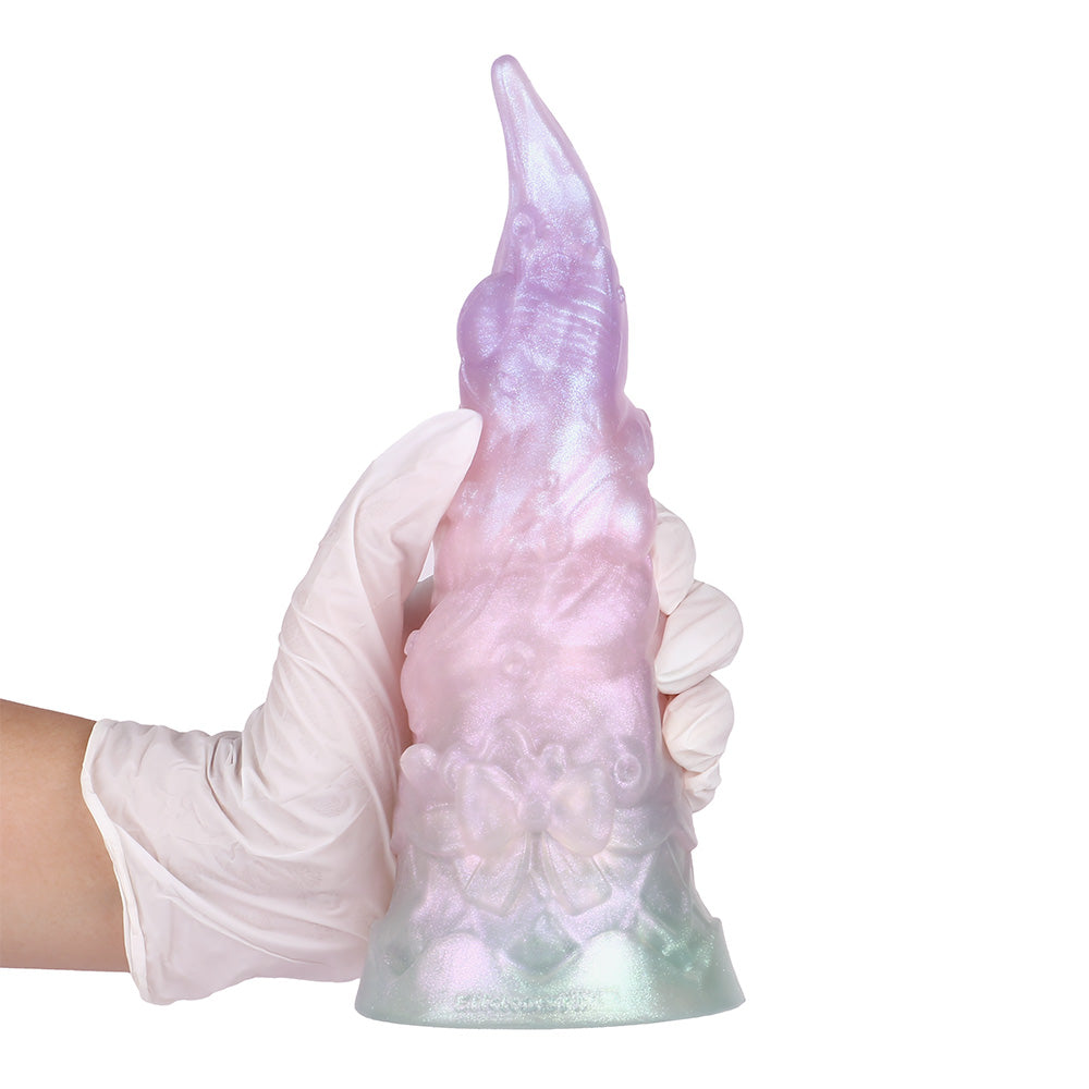 Roze Silicone Dildo In IJsjesvorm Met Zuignap