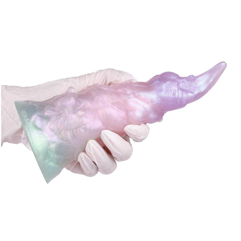 Roze Silicone Dildo In IJsjesvorm Met Zuignap