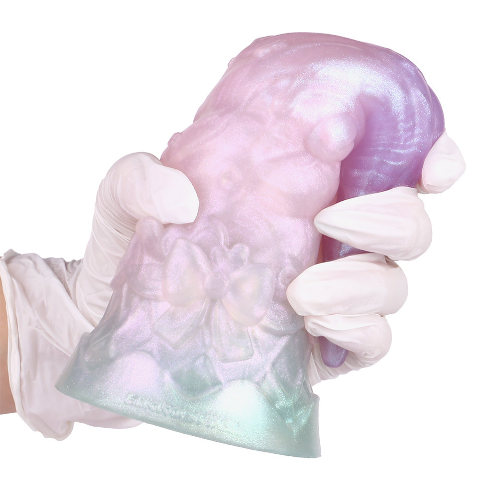 Roze Silicone Dildo In IJsjesvorm Met Zuignap