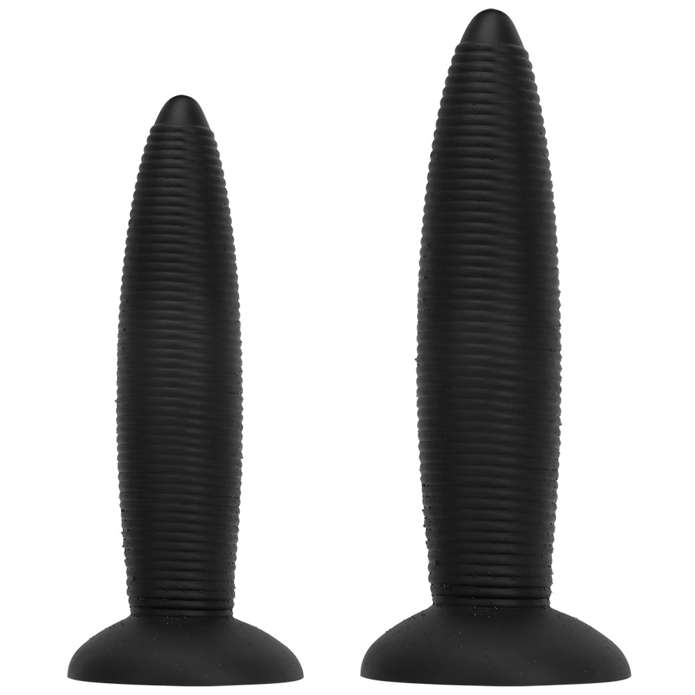 Big Black Dildo Realistisch Met Ribbels 38cm