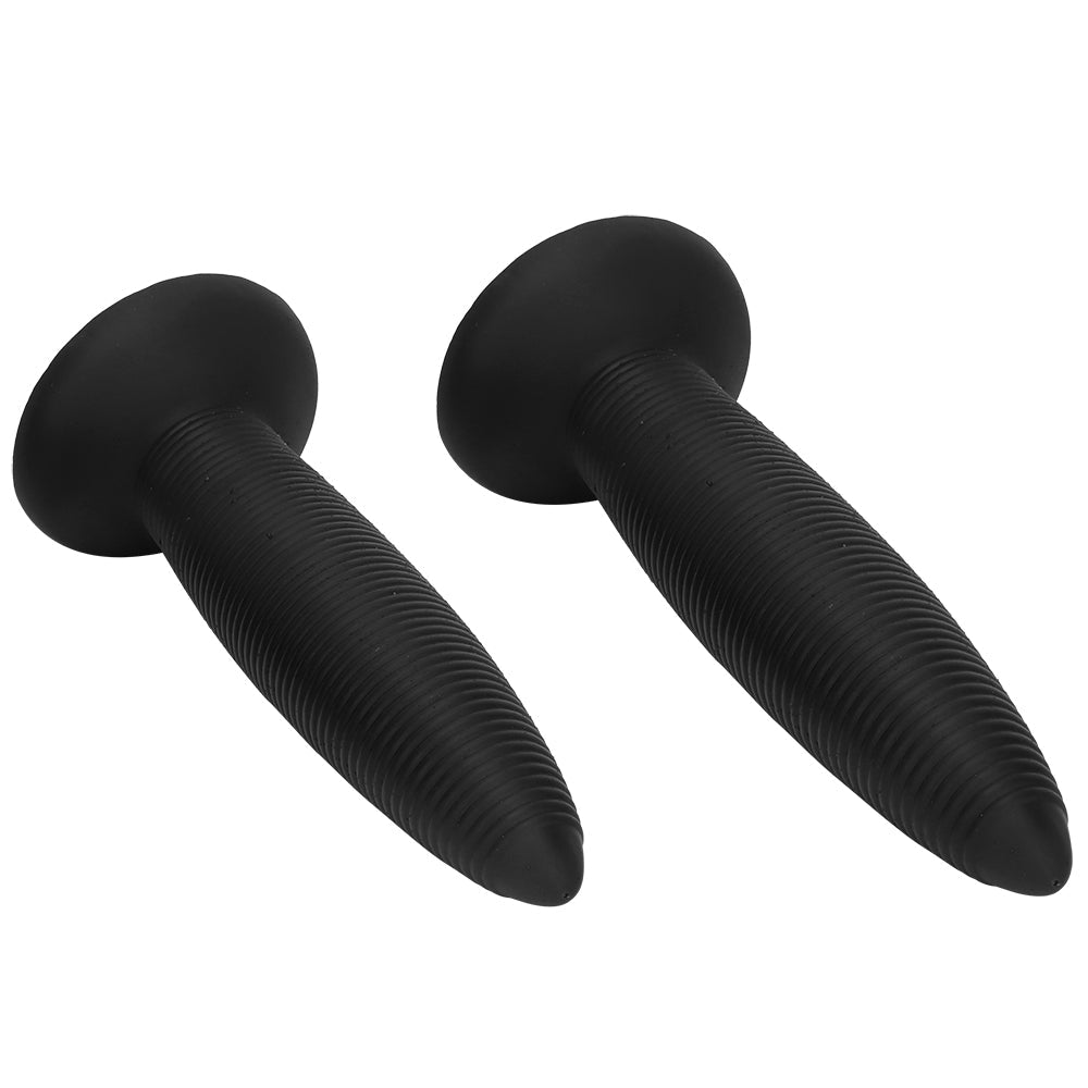 Big Black Dildo Realistisch Met Ribbels 38cm