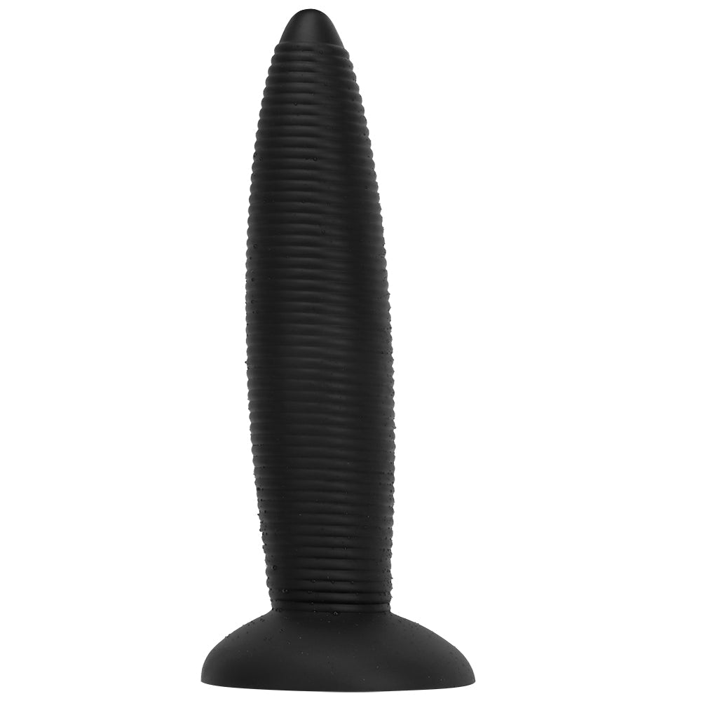 Big Black Dildo Realistisch Met Ribbels 38cm