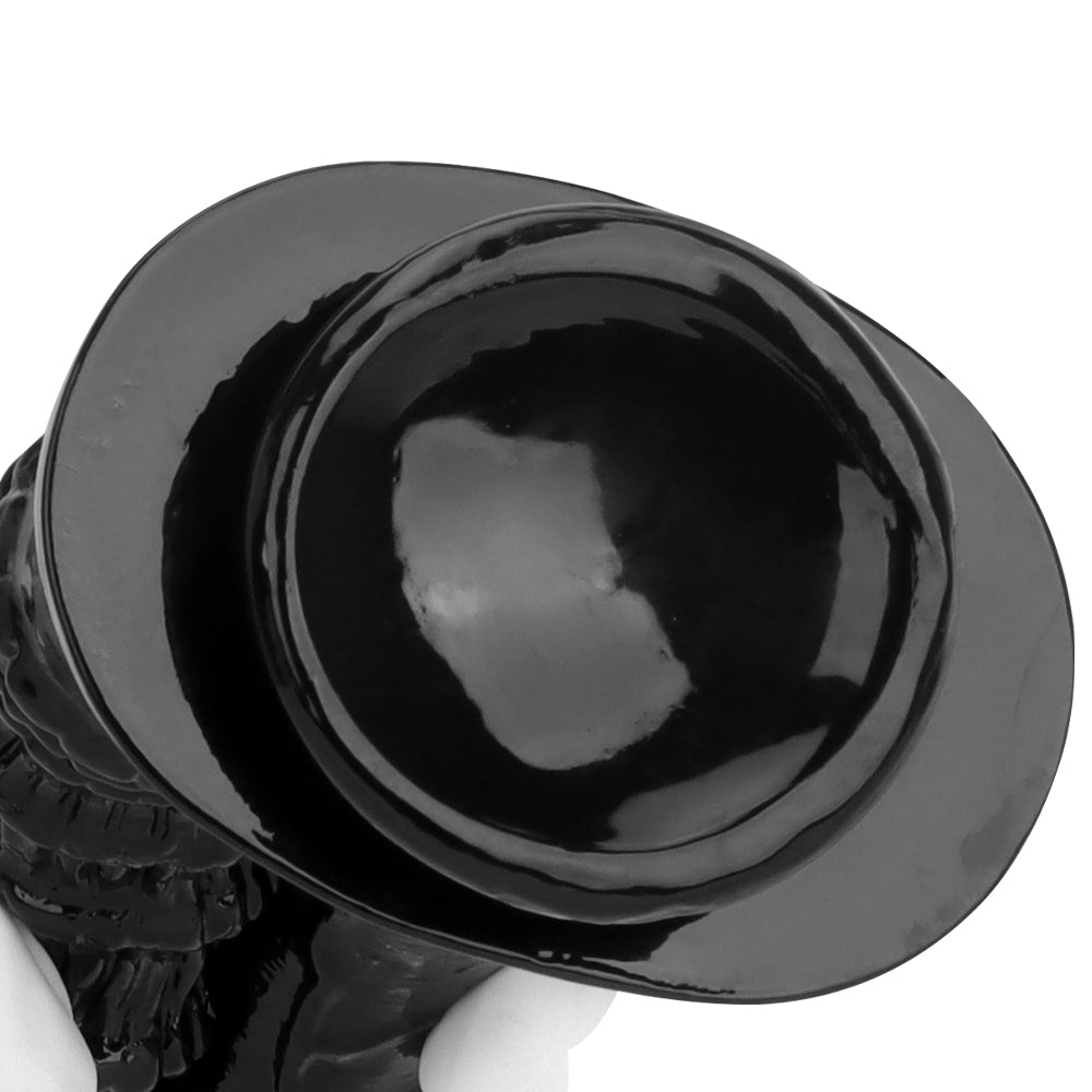 27 cm Black Soft Anal Doppeldildo