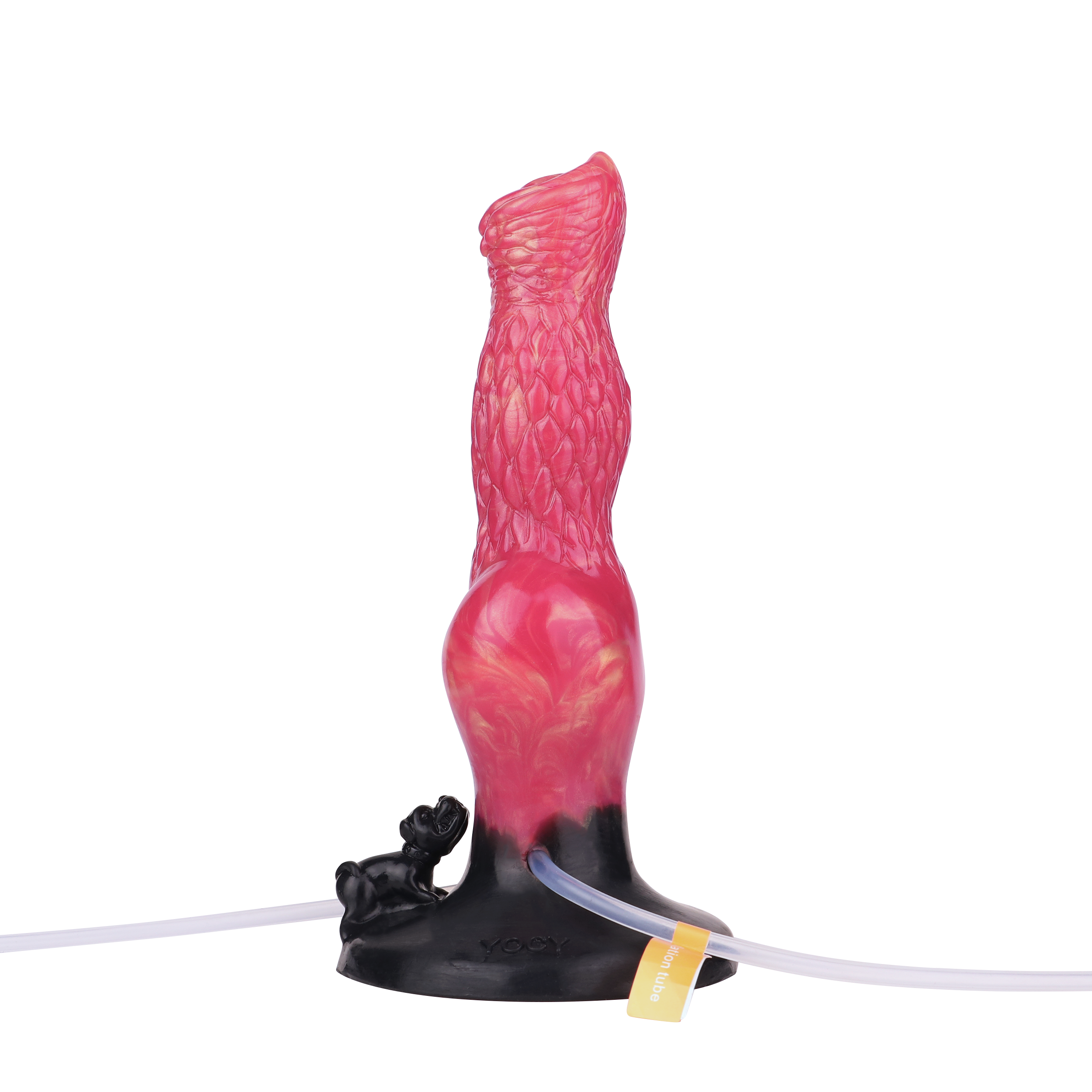 21.7 cm Red Inflatable Ejaculating Dogdildo