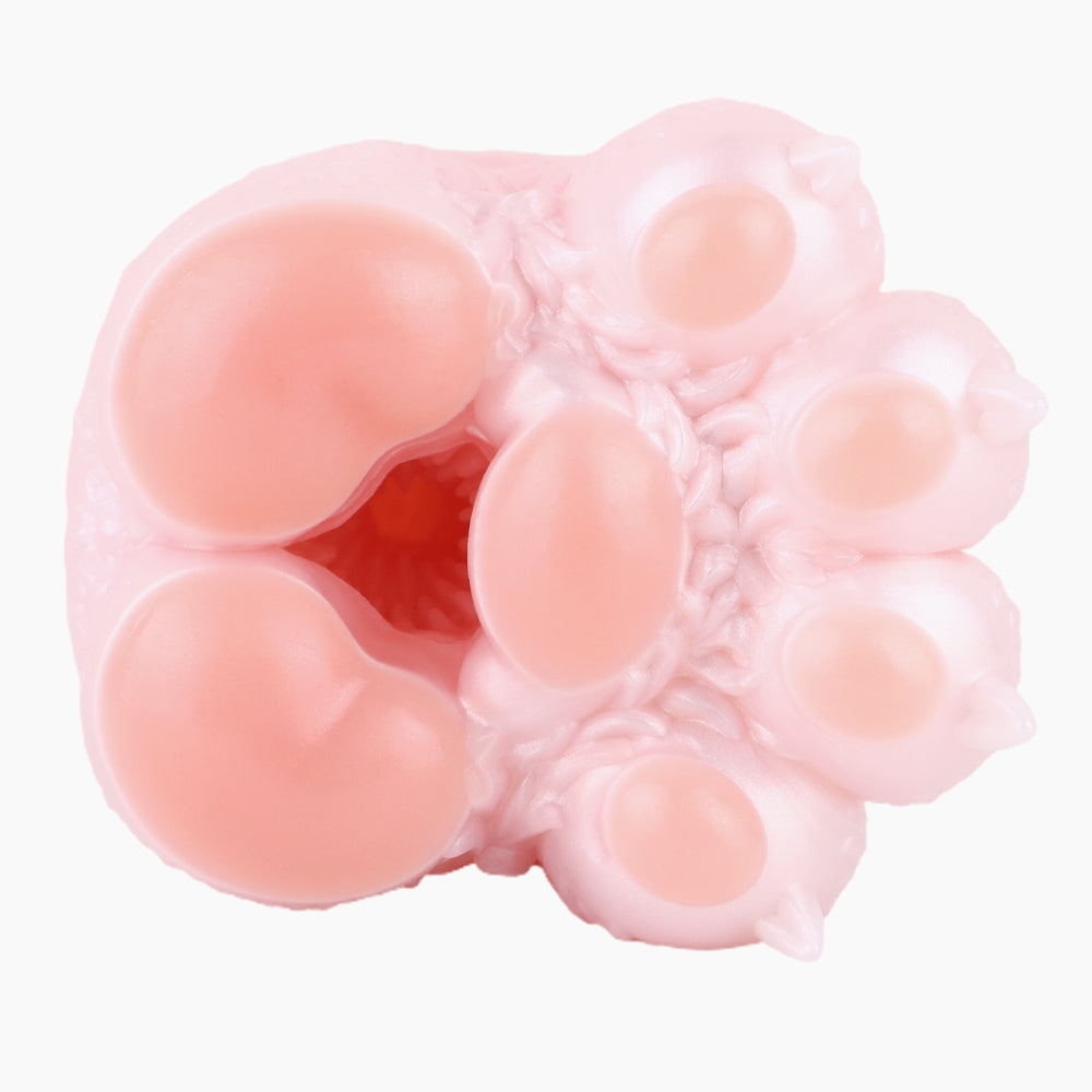 Roze Kattenpoot Pussy Pocket Met Strakke Tunnel
