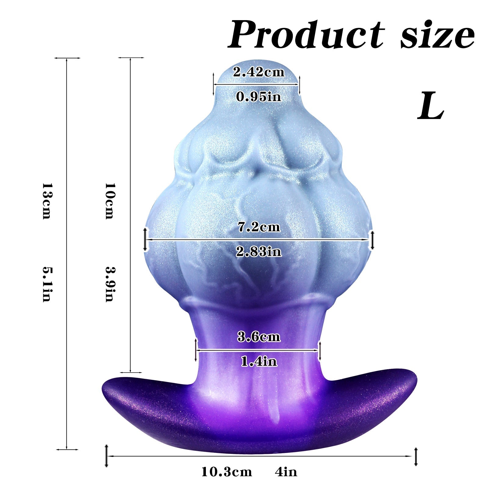 Fantasy Extra Grote Brede Knot Buttplug