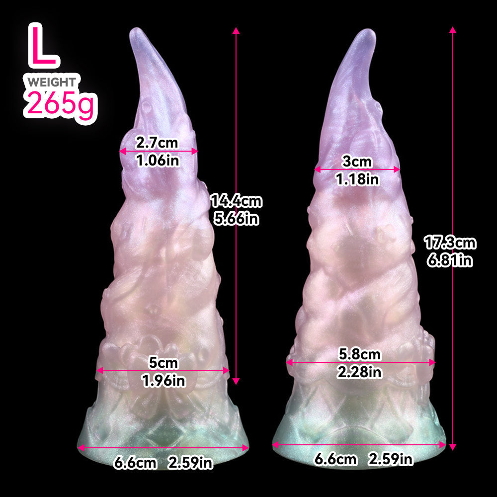 Roze Silicone Dildo In IJsjesvorm Met Zuignap
