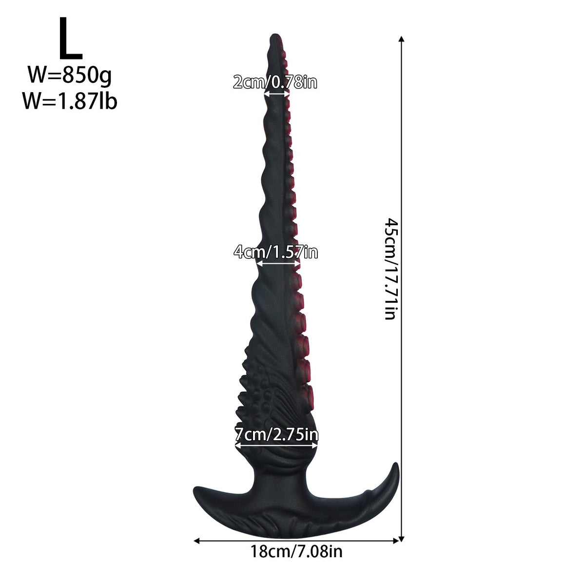 Fantasy Octopus Buttplug Met Lange Tentakels